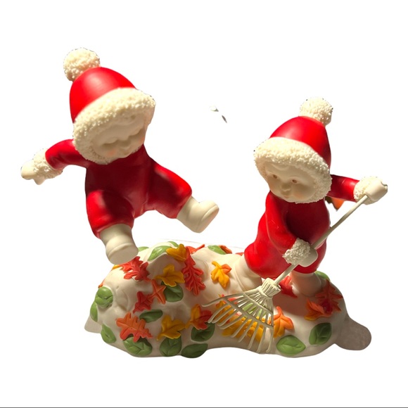 2004 Snow babies Leap in the Leaves with Me Department 56 - Picture 4 of 5